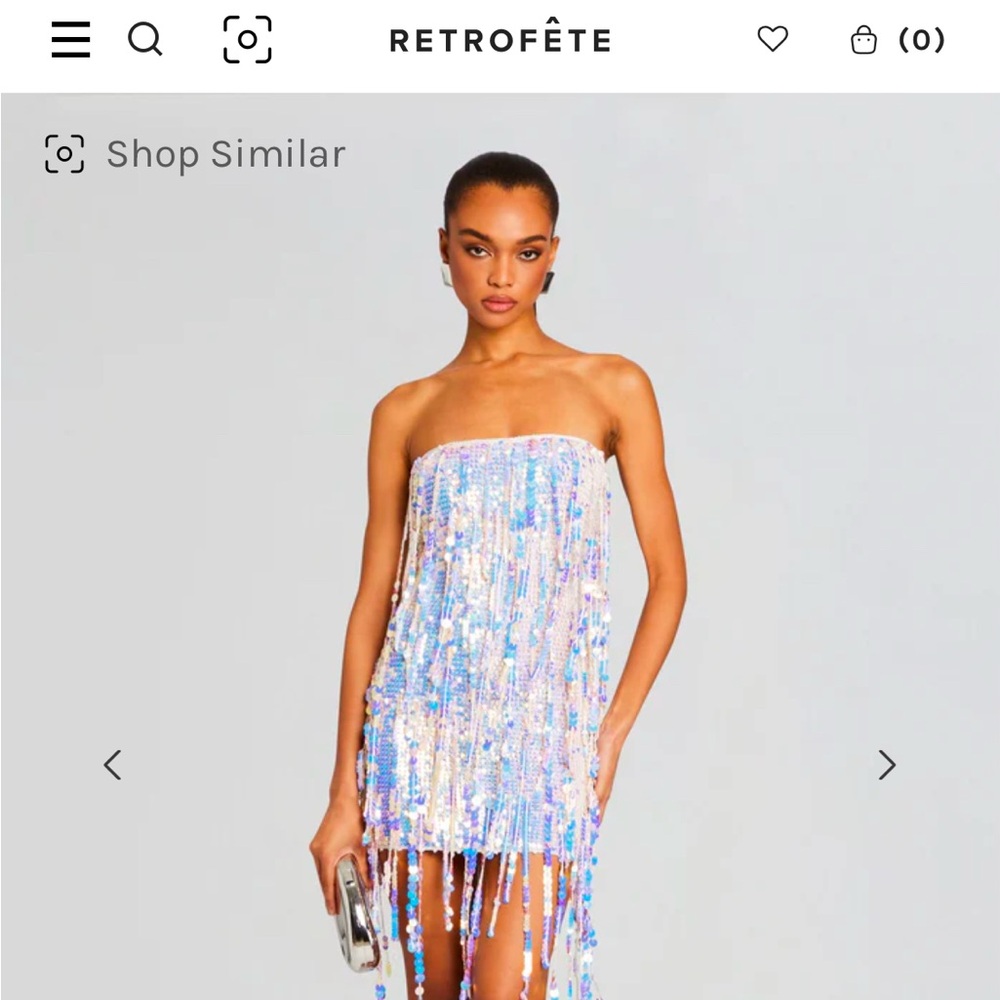 NWT Retrofete Shira Sequin Dress XS/S